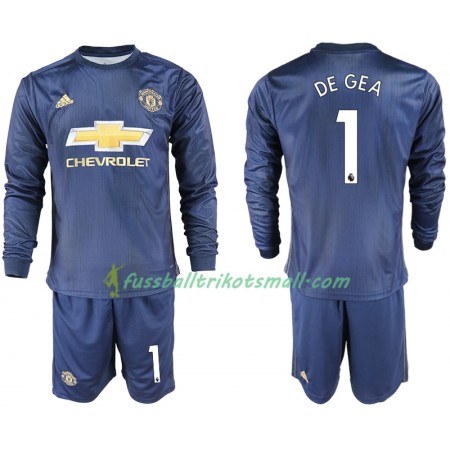 Fußballtrikots Manchester United DE GEA 1 Kinder 2018-2019 Langarm Ausweichtrikot kaufen
